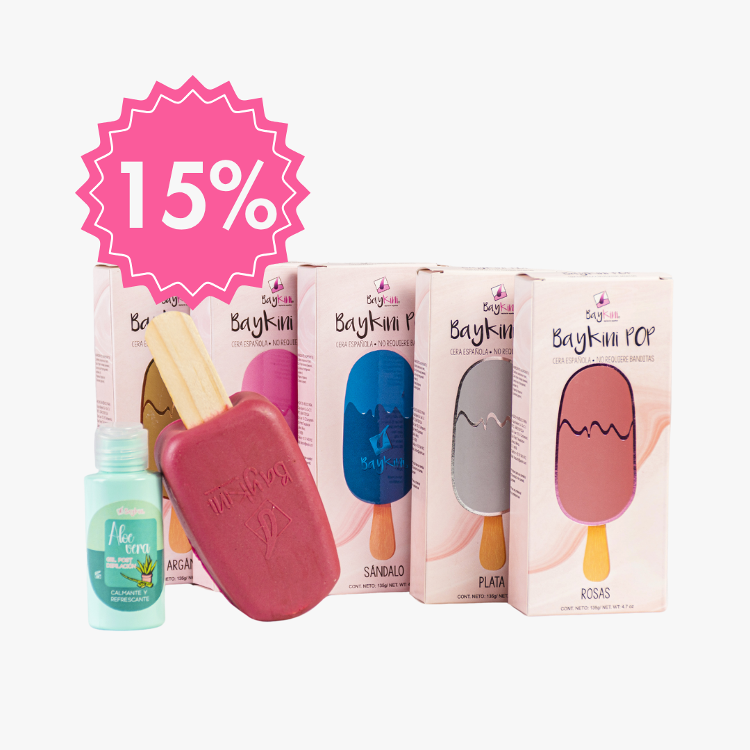 ¡Kit 5 Paletas de cera, pagas solo 4!