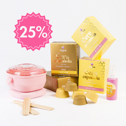 Kit con Fundidor de Viaje ideal y práctico para zona íntima