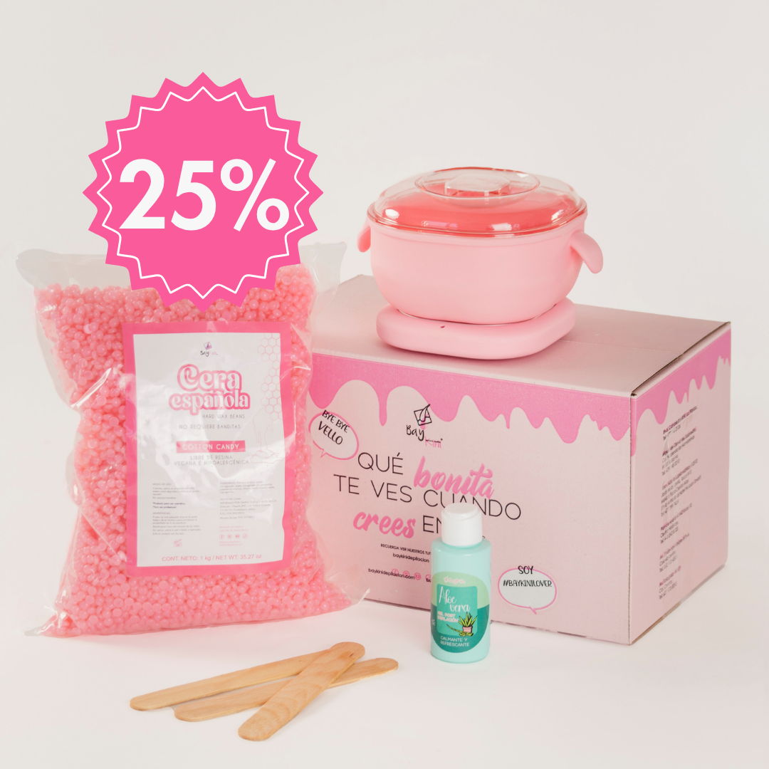 Kit con Fundidor de Viaje ideal y práctico para zona íntima