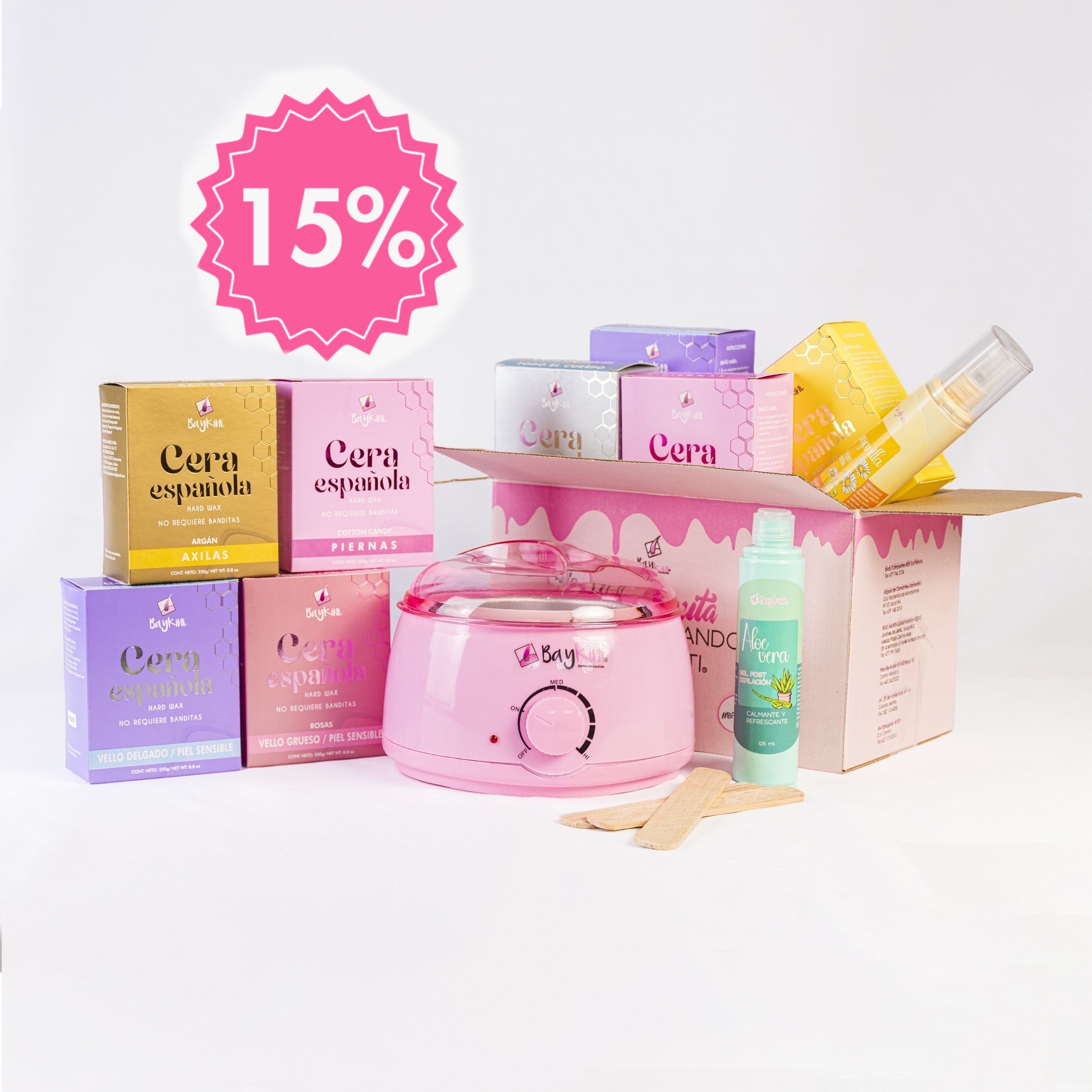 ¡KIT PRO 2KG PARA DEPILAR A TODO MUNDO!