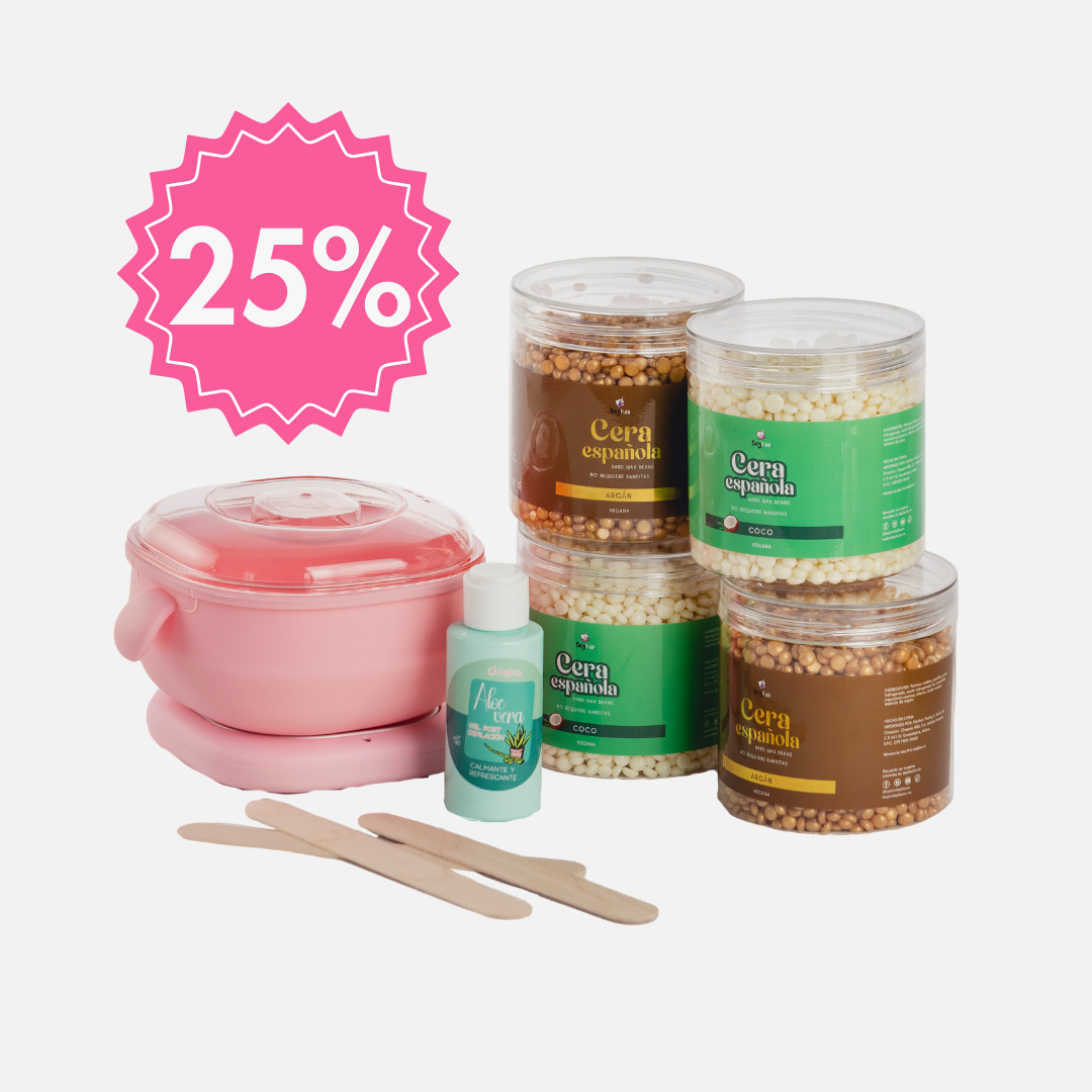 Kit con Fundidor de Viaje ideal y práctico para zona íntima