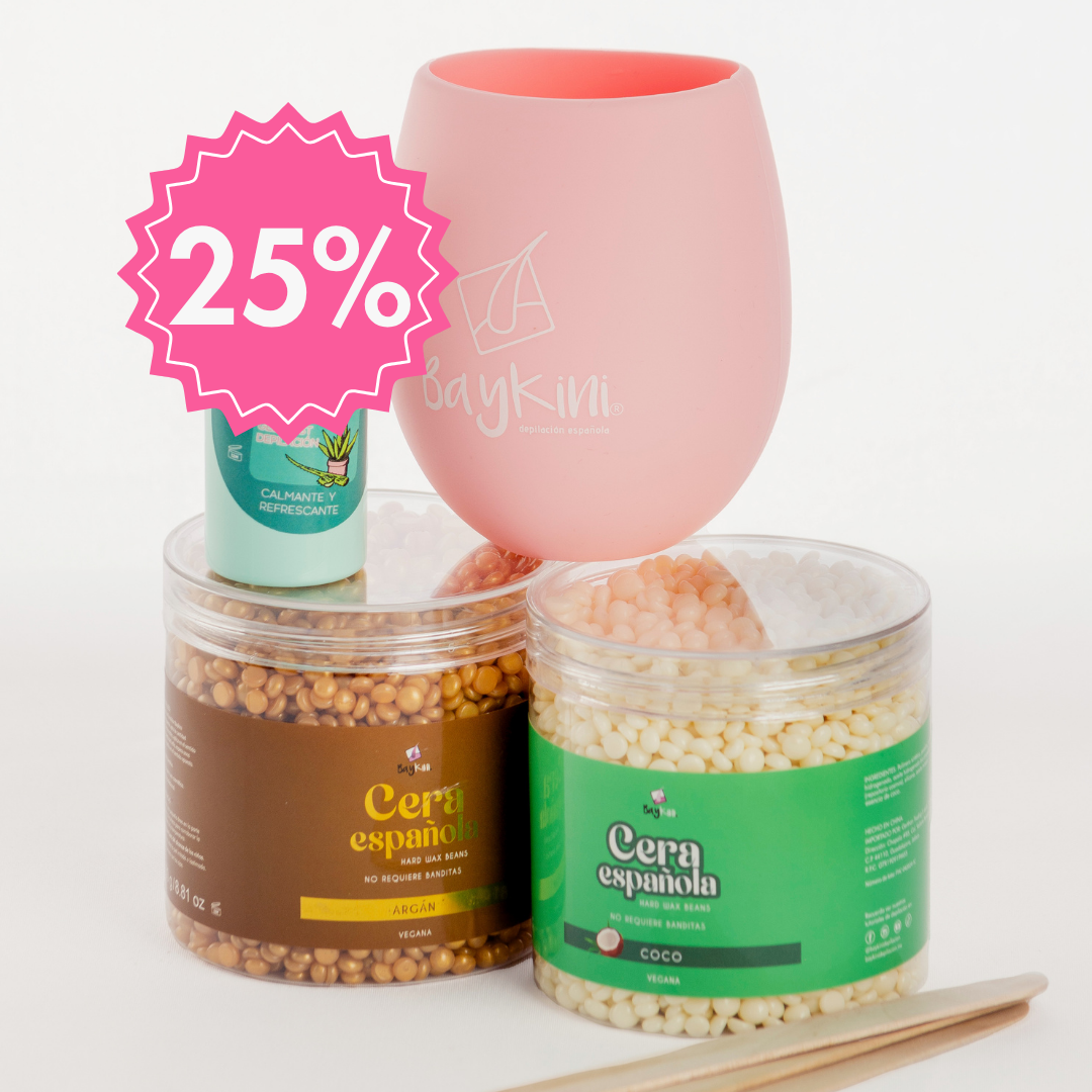 Kit con molde chico para micro ideal bigote y zonas pequeñas