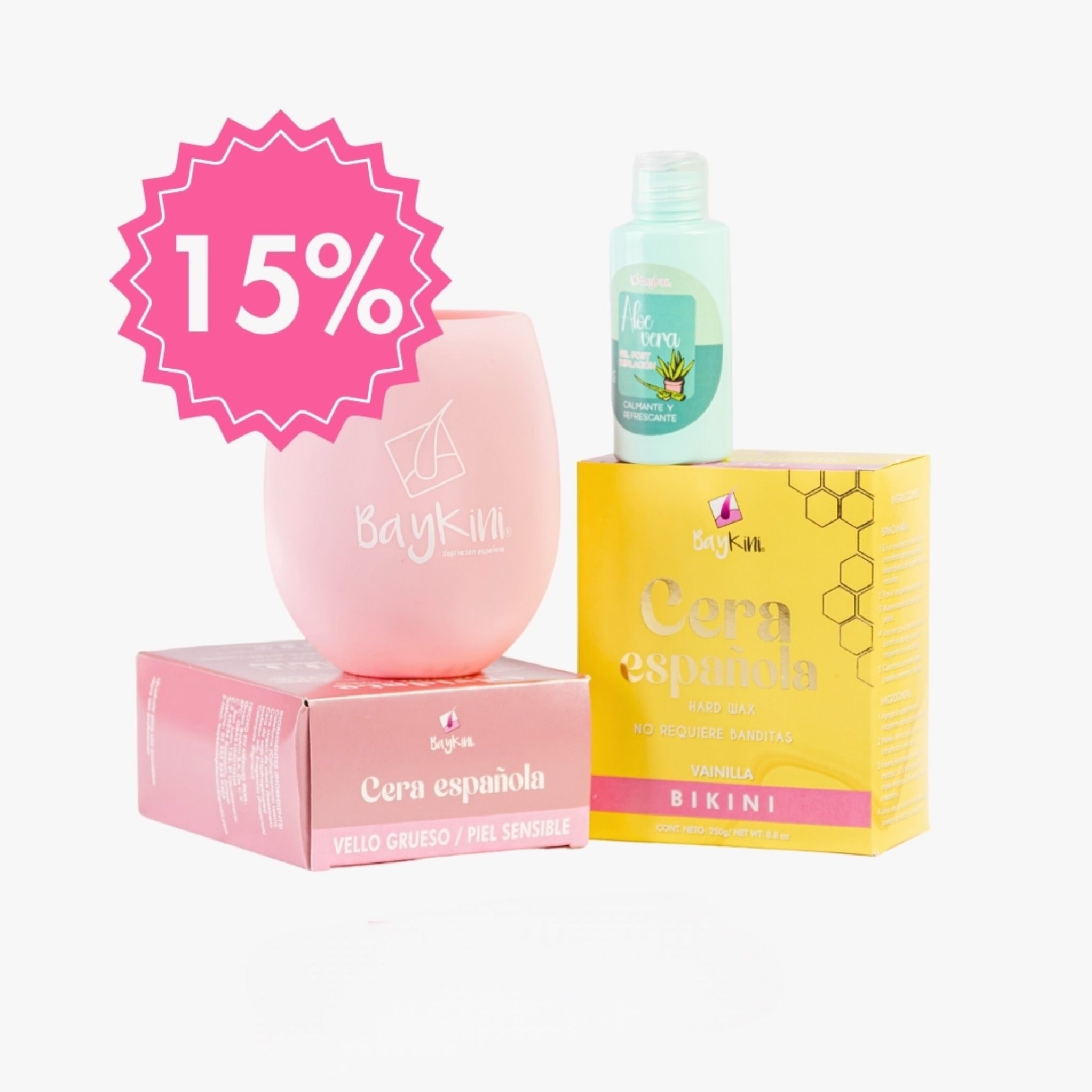 Kit con molde chico para micro ideal bigote y zonas pequeñas