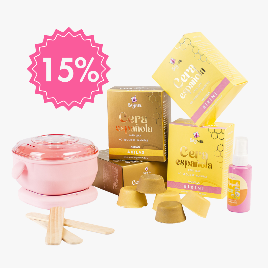 Kit con Fundidor de Viaje ideal y práctico para zona íntima