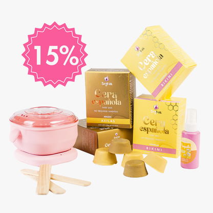 Kit con Fundidor de Viaje ideal y práctico para zona íntima