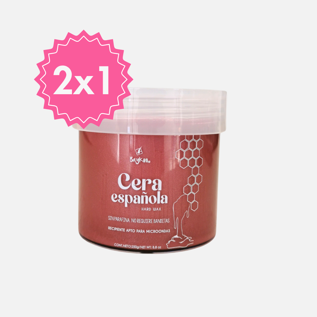 2x1 en Tarro de cera española lista para calentar en micro