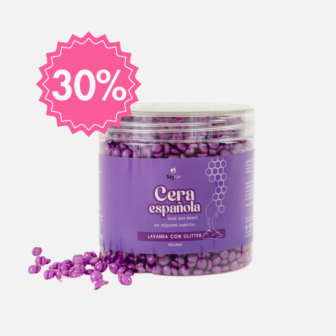 Tarro de cera en perlas LAVANDA