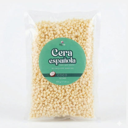 3x2 en bolsas de 500 gr de cera en perlas coco