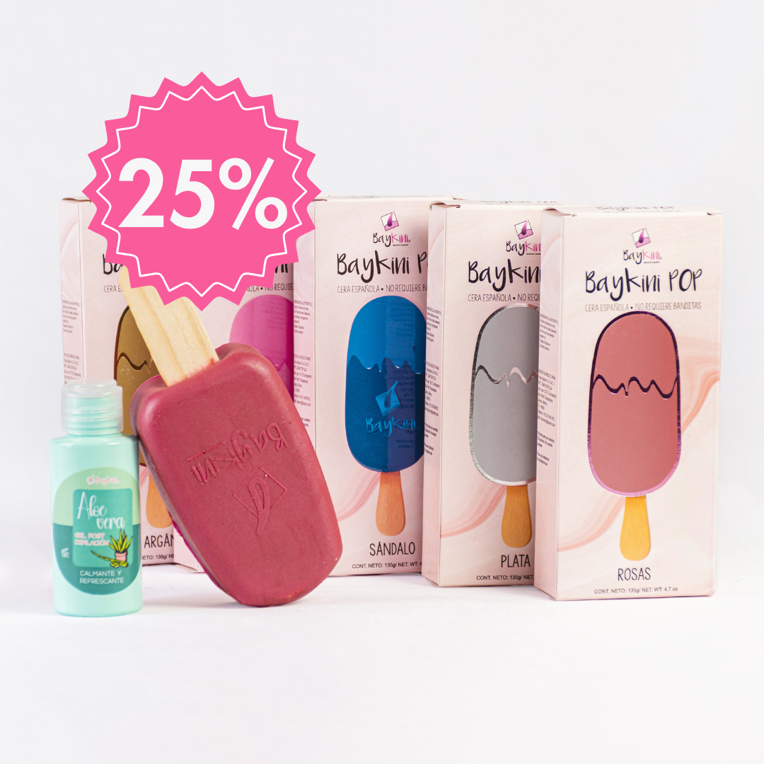 ¡Kit 5 Paletas de cera, pagas solo 4!