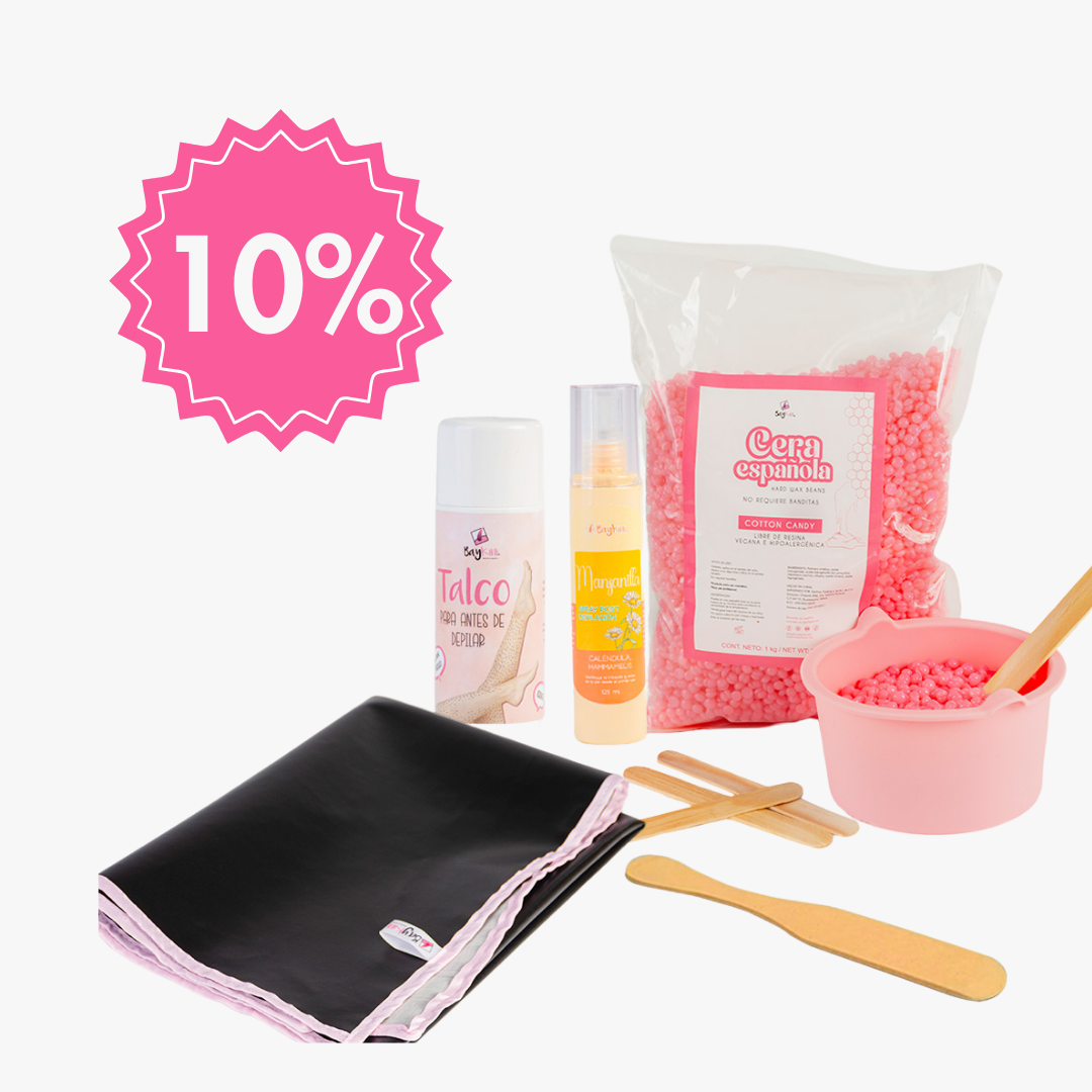 Kit inicial para depilarte todo el cuerpo *incluye tapete