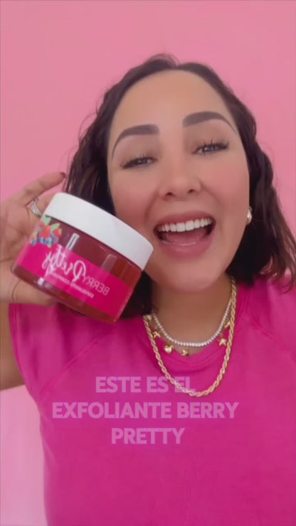 ¡Exfoliante frutos rojos “Berry Pretty” olor increíble para consentir tu piel!