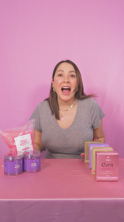 1kg de Cera en Perlas hipoalergénica para todo el cuerpo de Cotton Candy