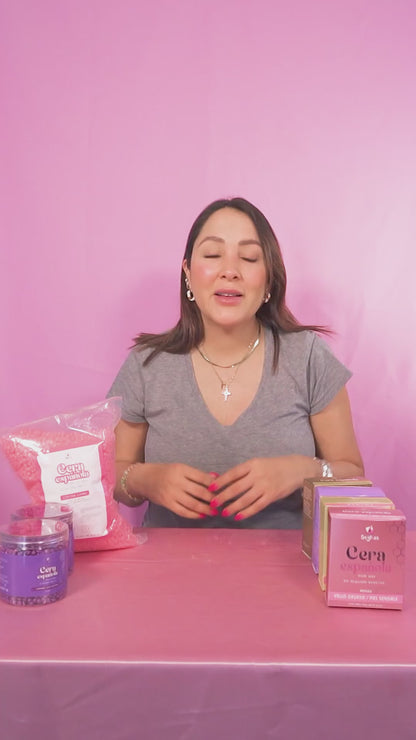 1kg de Cera en Perlas hipoalergénica para todo el cuerpo de Cotton Candy