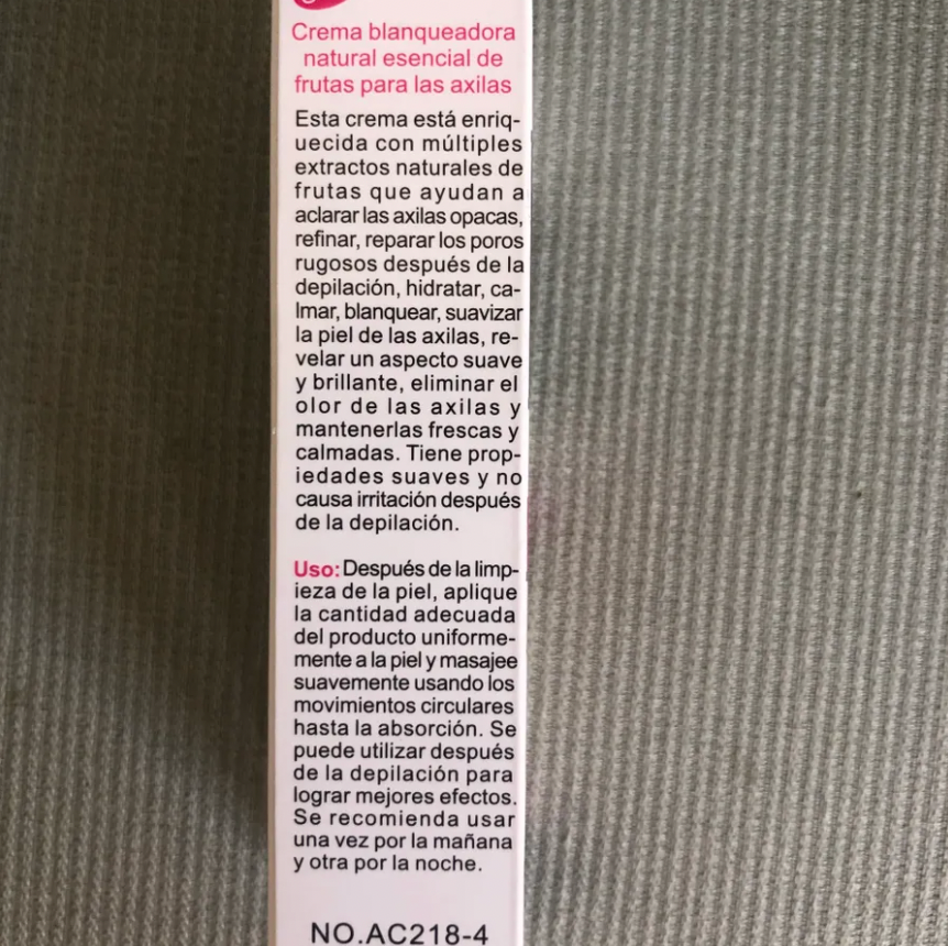 CREMA ACLARANTE AICHUN