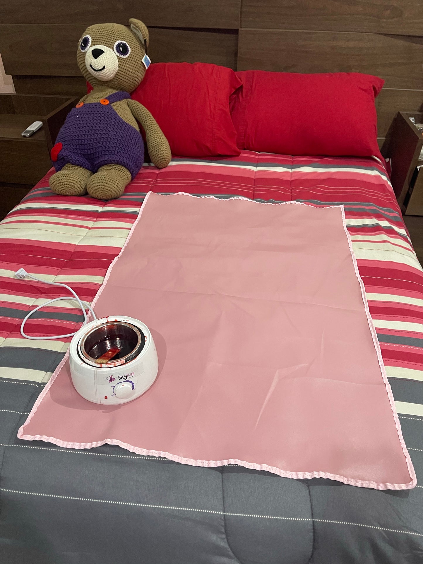 Tapete anti derrames de cera